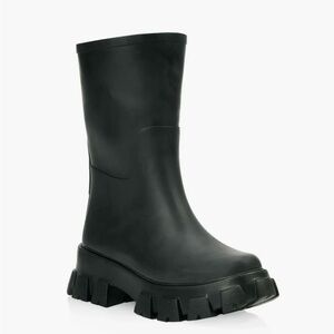 NWT ILSE JACOBSEN 3/4 RUBBER MOON CHELSEA BOOTS EURO 37